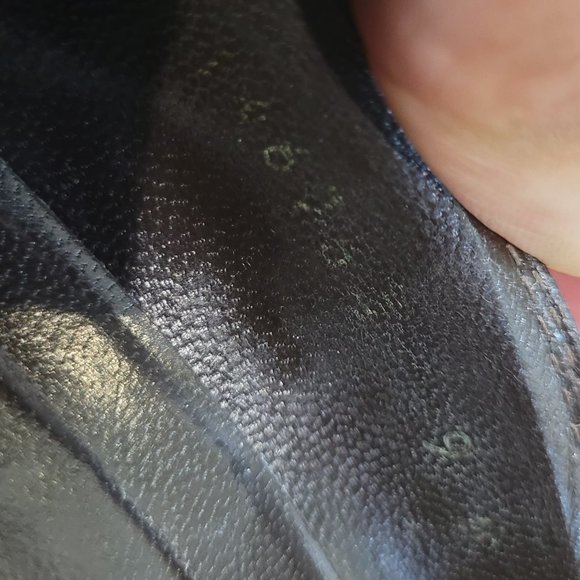 GUCCI GG MONOGRAM LEATHER & SUESE HEELED SHOES  BROWN FIT LIKE 8-8.5 - Picture 4 of 12